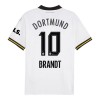 Maglia ufficiale Borussia Dortmund Brandt 10 Alternativa 2024-25 per Bambino